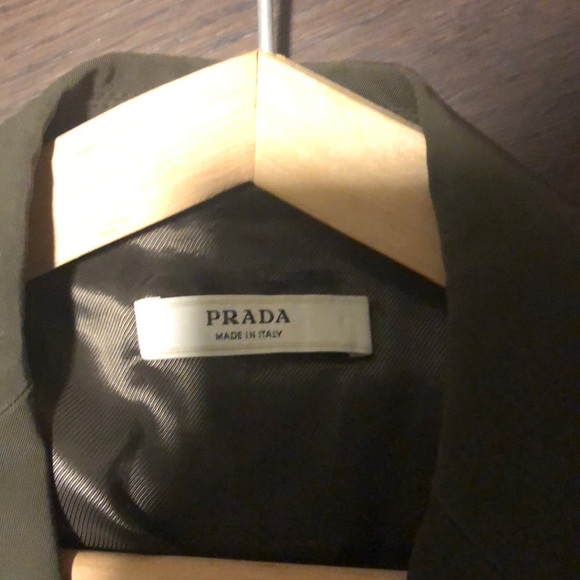 Prada Olive green blazer with button closure - Picture 3 of 4